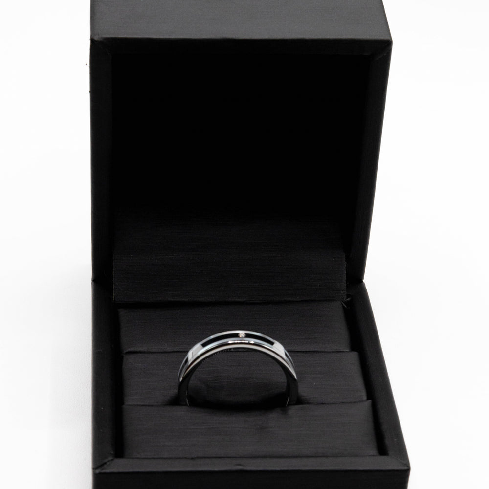 
                      
                        Jodie Tungsten Wedding Band Ring | SilverWorks
                      
                    