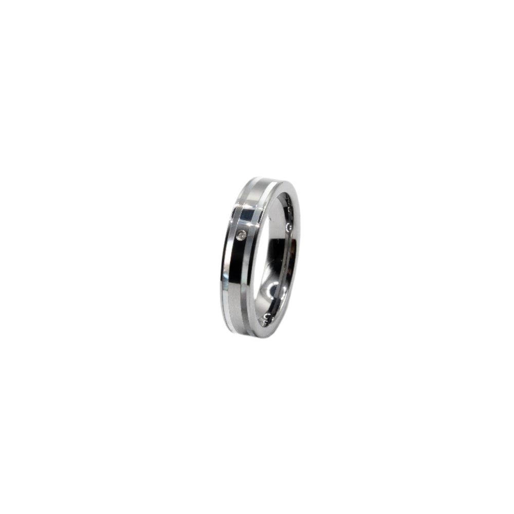 
                      
                        Jodie Tungsten Wedding Band Ring | SilverWorks
                      
                    