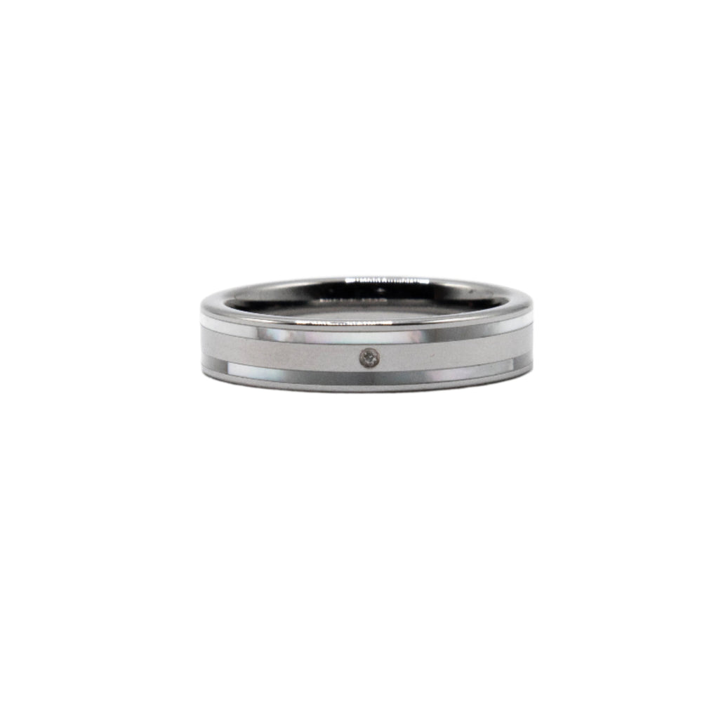 
                      
                        Jodie Tungsten Wedding Band Ring | SilverWorks
                      
                    