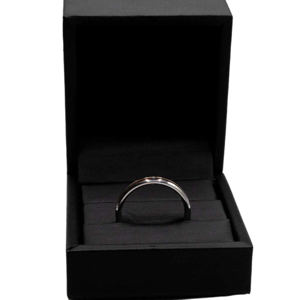 
                      
                        Izumi Two-Tone Tungsten Wedding Ring | SilverWorks
                      
                    