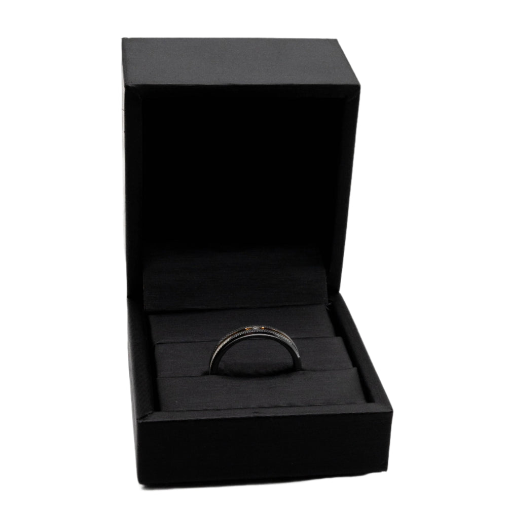 
                      
                        Kelly Tungsten Wedding Ring | SilverWorks
                      
                    
