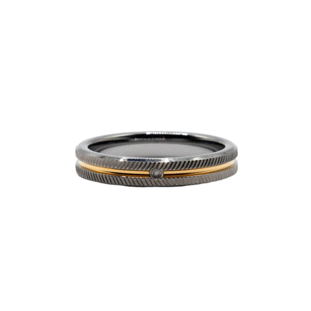 
                      
                        Kelly Tungsten Wedding Ring | SilverWorks
                      
                    
