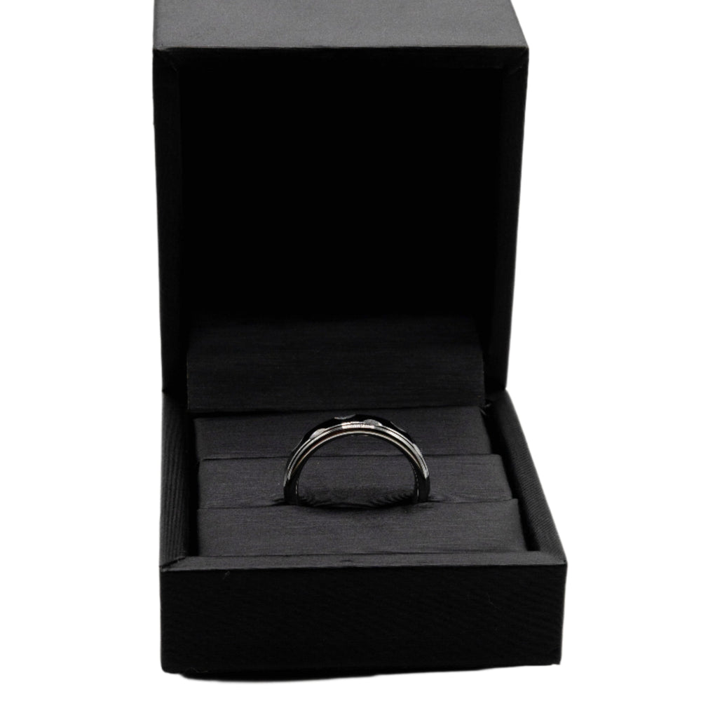 
                      
                        James Scallop Etched Tungsten Band Ring | SilverWorks
                      
                    