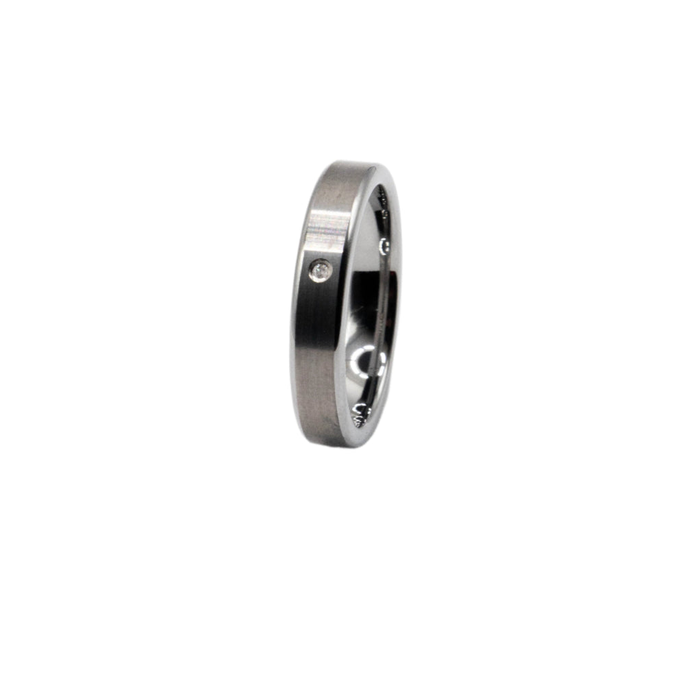 
                      
                        Mabel Tungsten Wedding Band Ring | SilverWorks
                      
                    