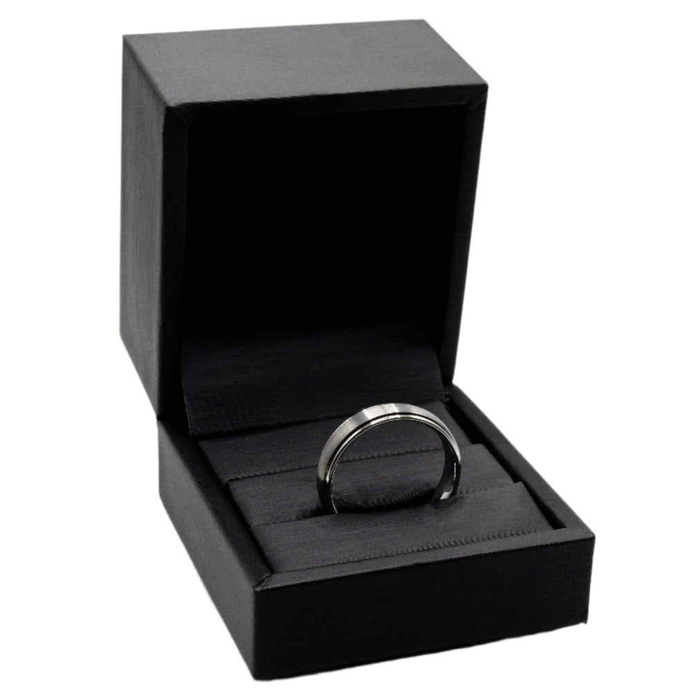 
                      
                        Sloan Matte Tungsten Wedding Band Ring | SilverWorks
                      
                    
