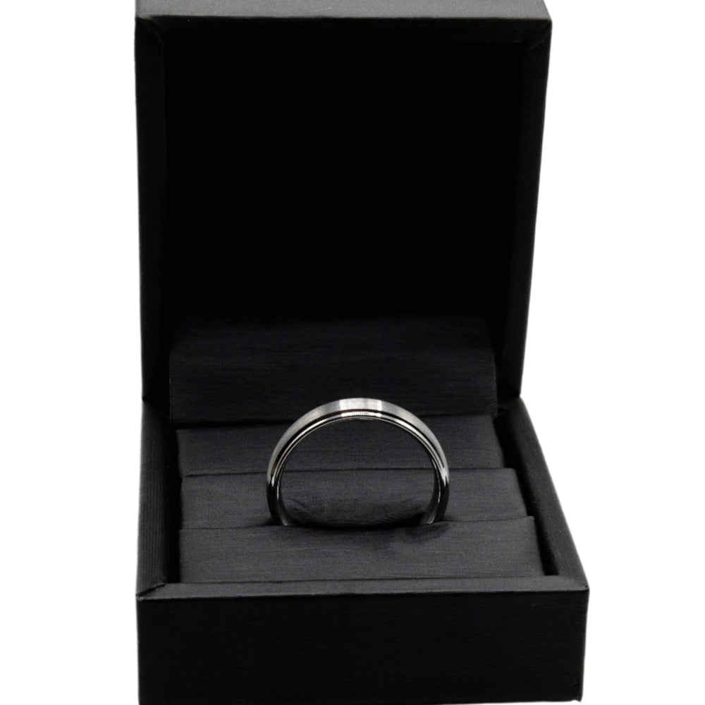 
                      
                        Sloan Matte Tungsten Wedding Band Ring | SilverWorks
                      
                    