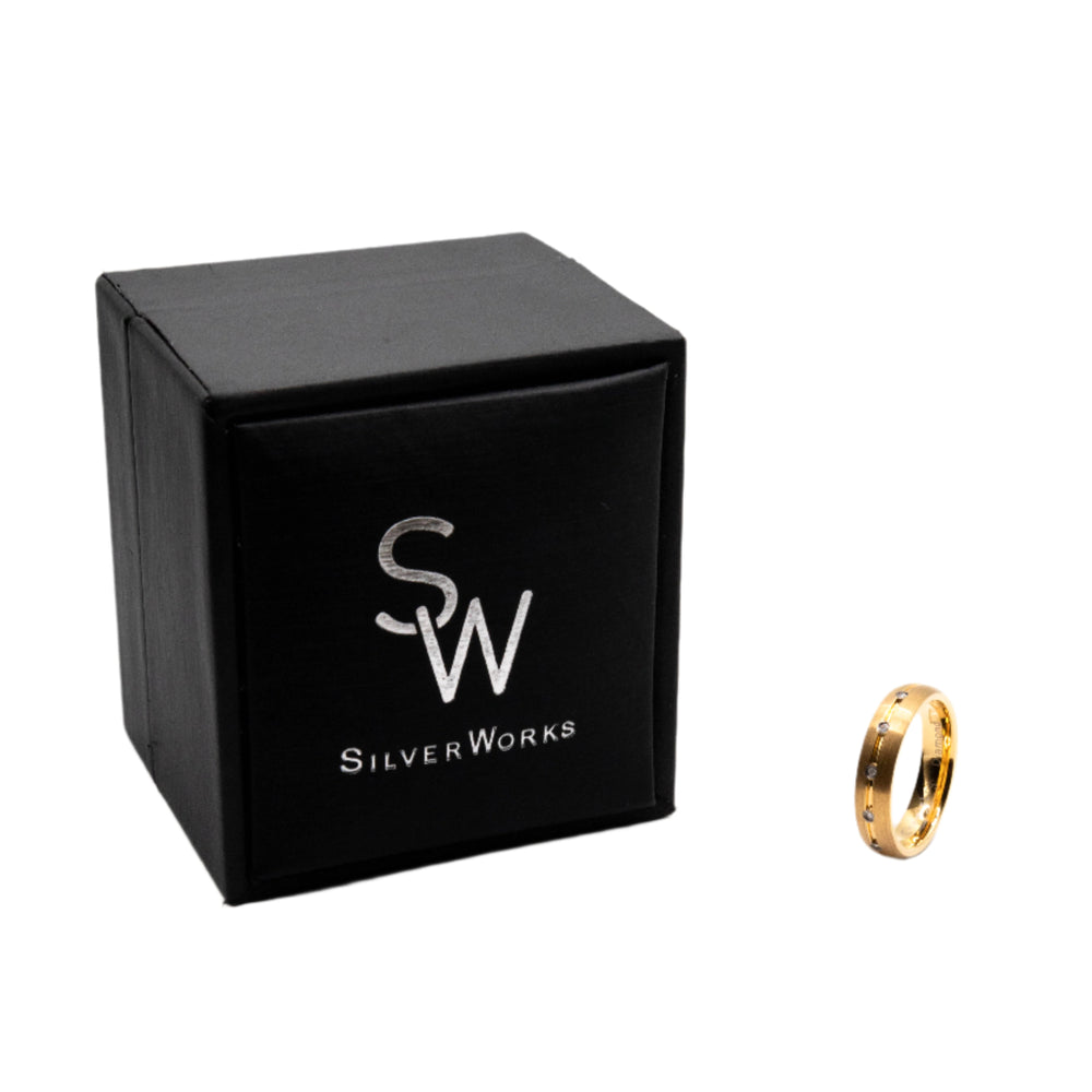 
                      
                        Timothy 5 Diamonds Tungsten Band Ring
                      
                    