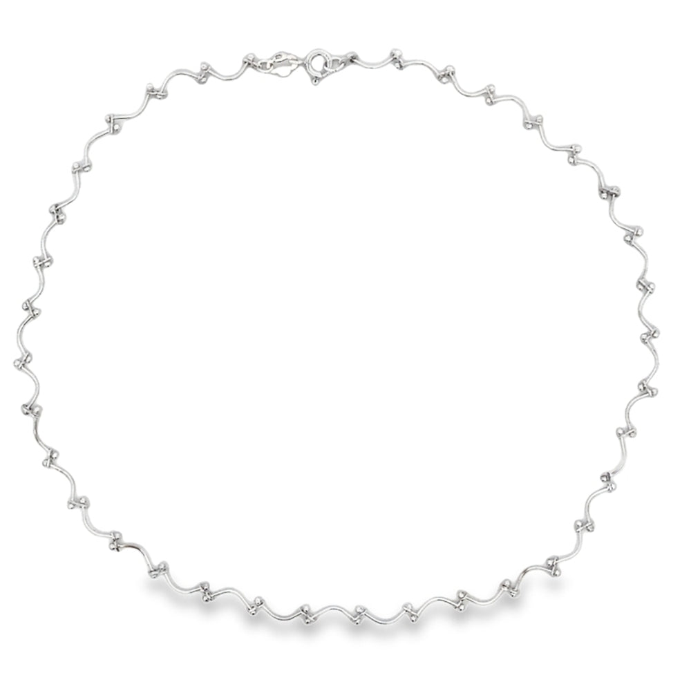 N2460 NECKLCE ALTERNATE CROOKED DGSN 16