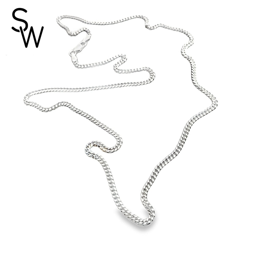 
                      
                        N5059 22" MIAMI CUBAN SILVER CHAIN 11.23G
                      
                    