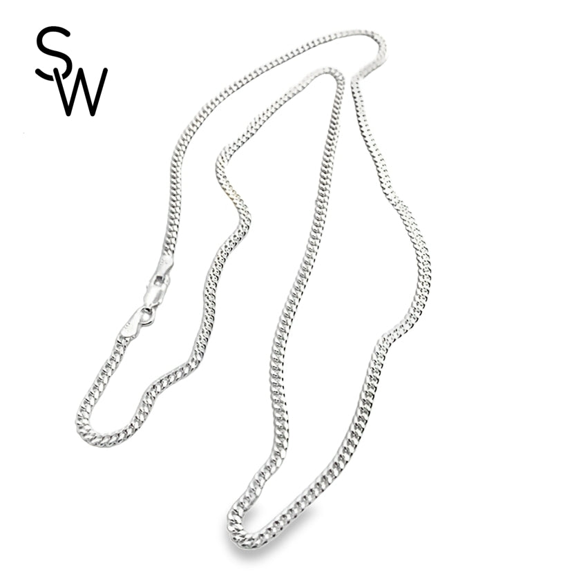 
                      
                        N5059 22" MIAMI CUBAN SILVER CHAIN 11.23G
                      
                    
