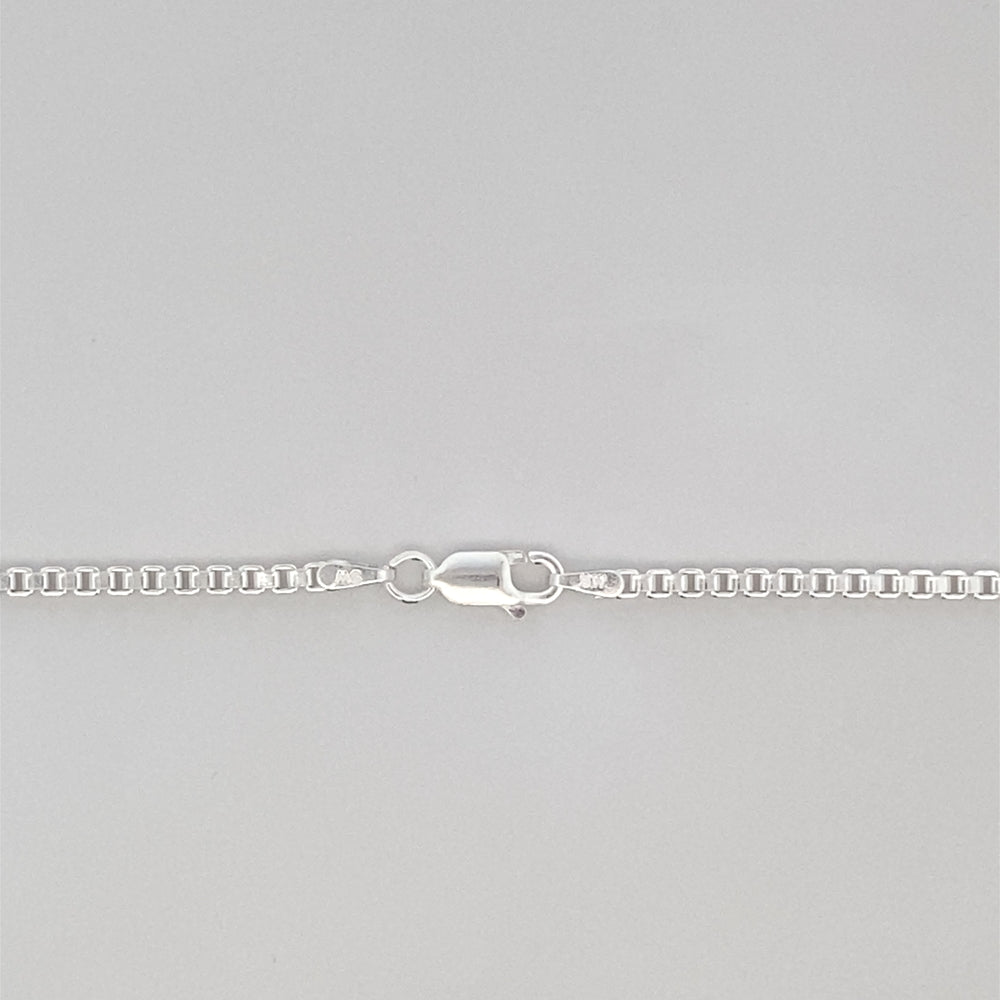 N5171 18IN SLVR THICK BOX CHAIN NCKLCE 10.7G