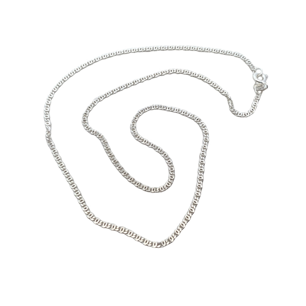 N5236 SLVR 16IN GUCCI CHAIN 4G