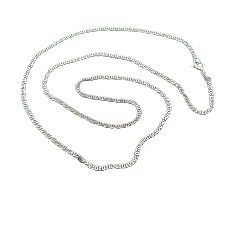 N5237 SLVR 18IN GUCCI CHAIN 4.4G