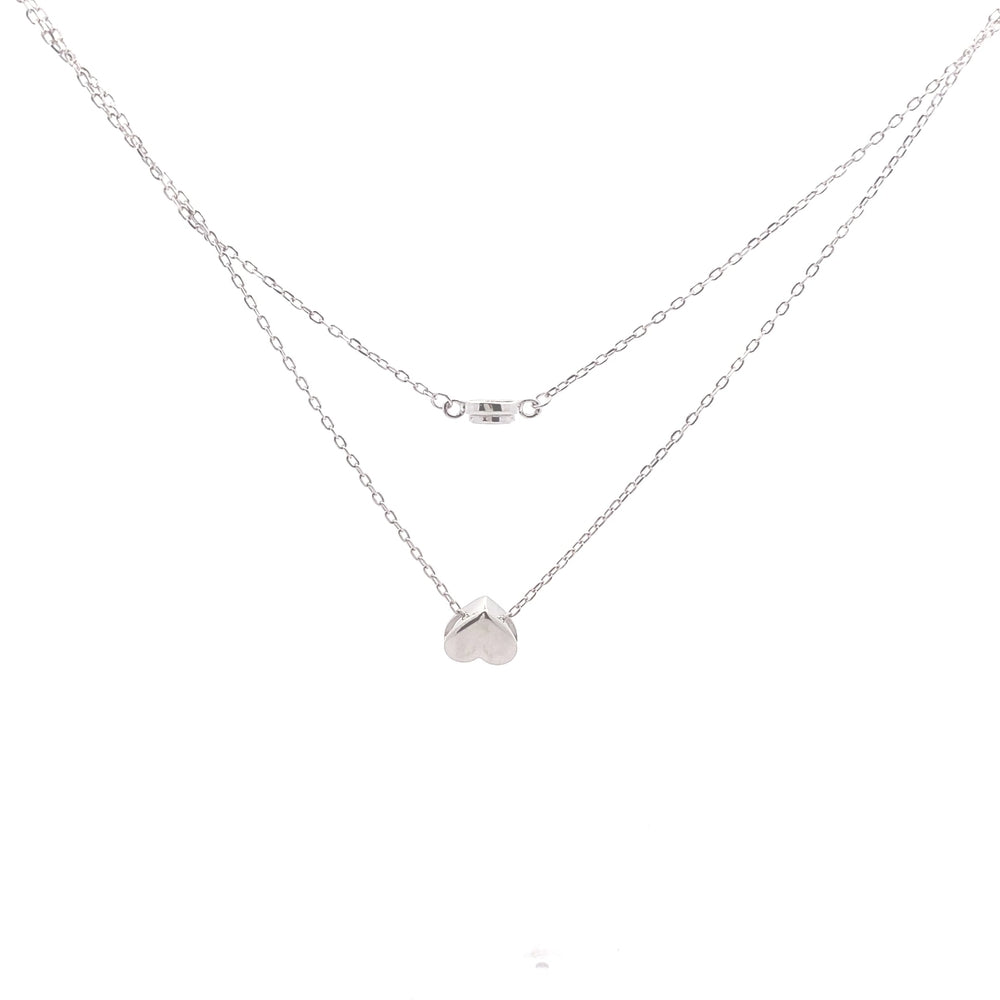 
                      
                        N5255 SLVR 18IN 16IN +2IN ROUND MID CZ HEART PENDANT 2.92G
                      
                    