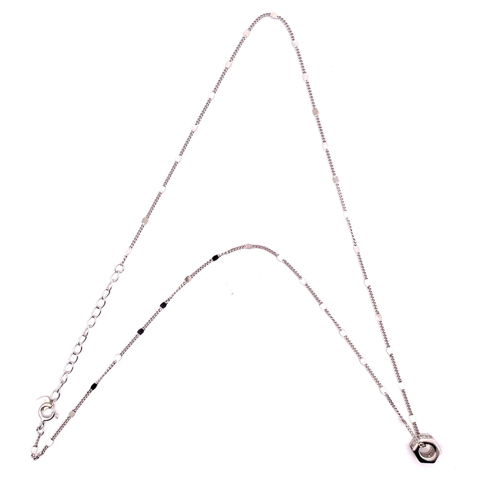 
                      
                        N5261 SILEVR 16IN+1.25IN 3DESSGN CHAIN 8MM BUTTERFLY WITH CUBIC ZIRCONIA PENDANT 2.02G
                      
                    