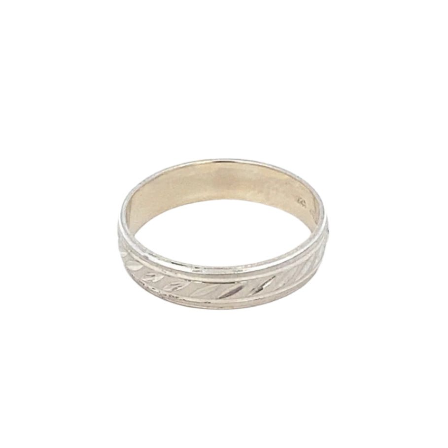 Dakota 925 Sterling Silver Wedding Band Ring SilverWorks