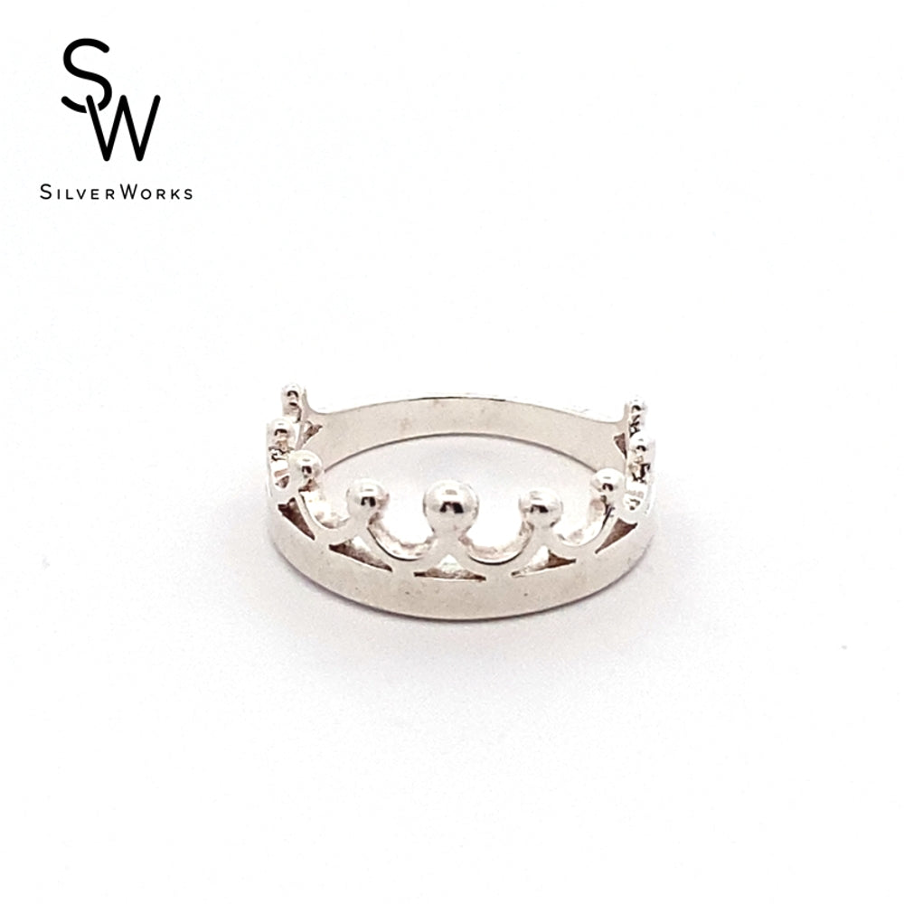 SILVERWORKS CROWN RING