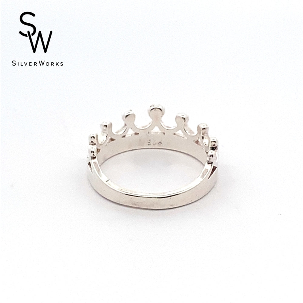 
                      
                        SILVERWORKS CROWN RING
                      
                    