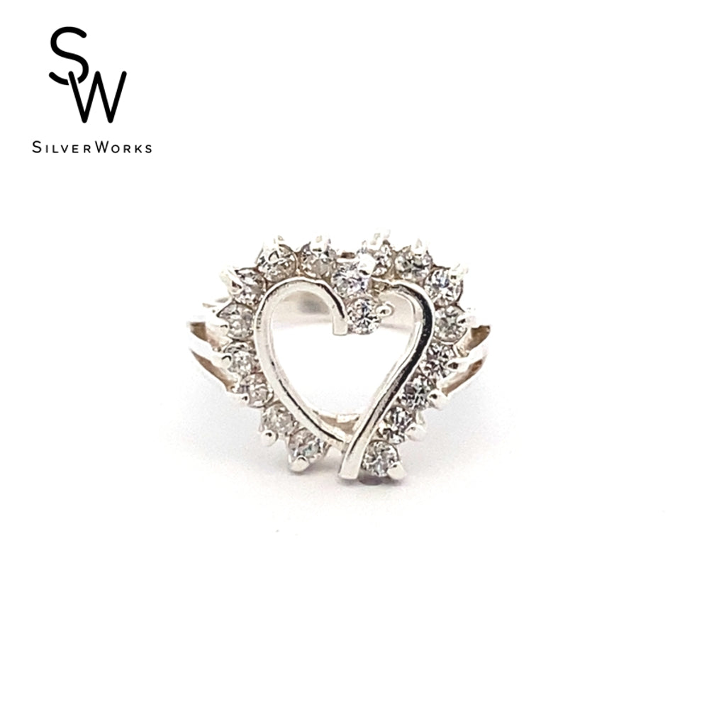 
                      
                        R52186RING W/OPEN HEART W/FULL CZ
                      
                    