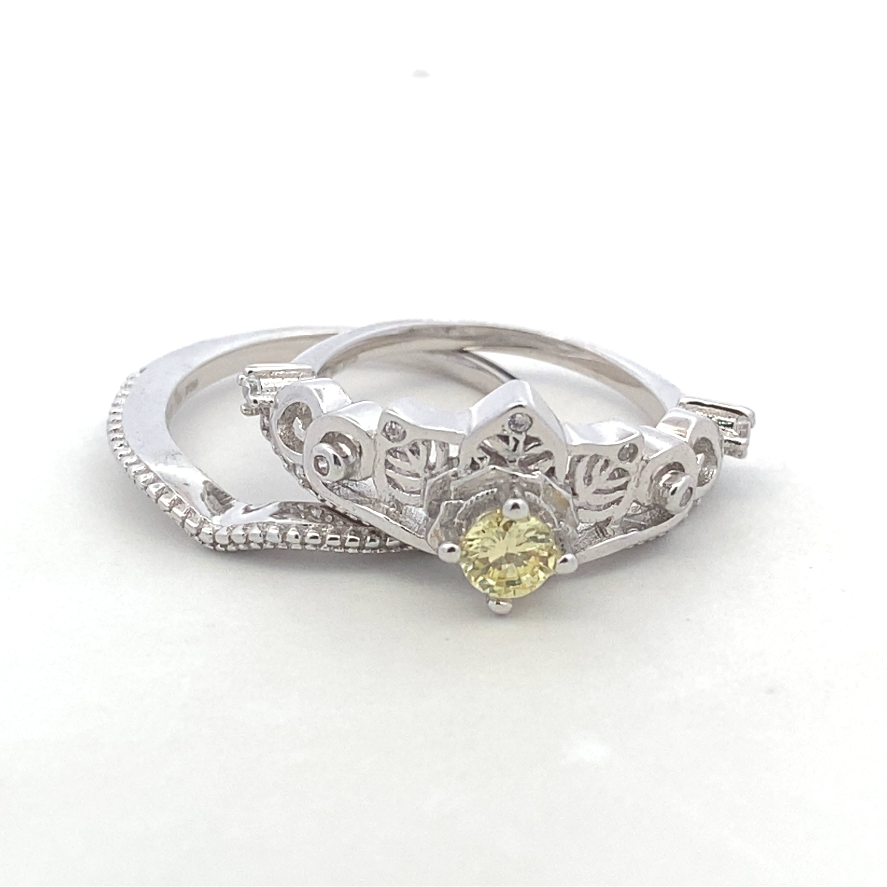 SilverWorks 2 in 1 Belle Princess Ring R633645