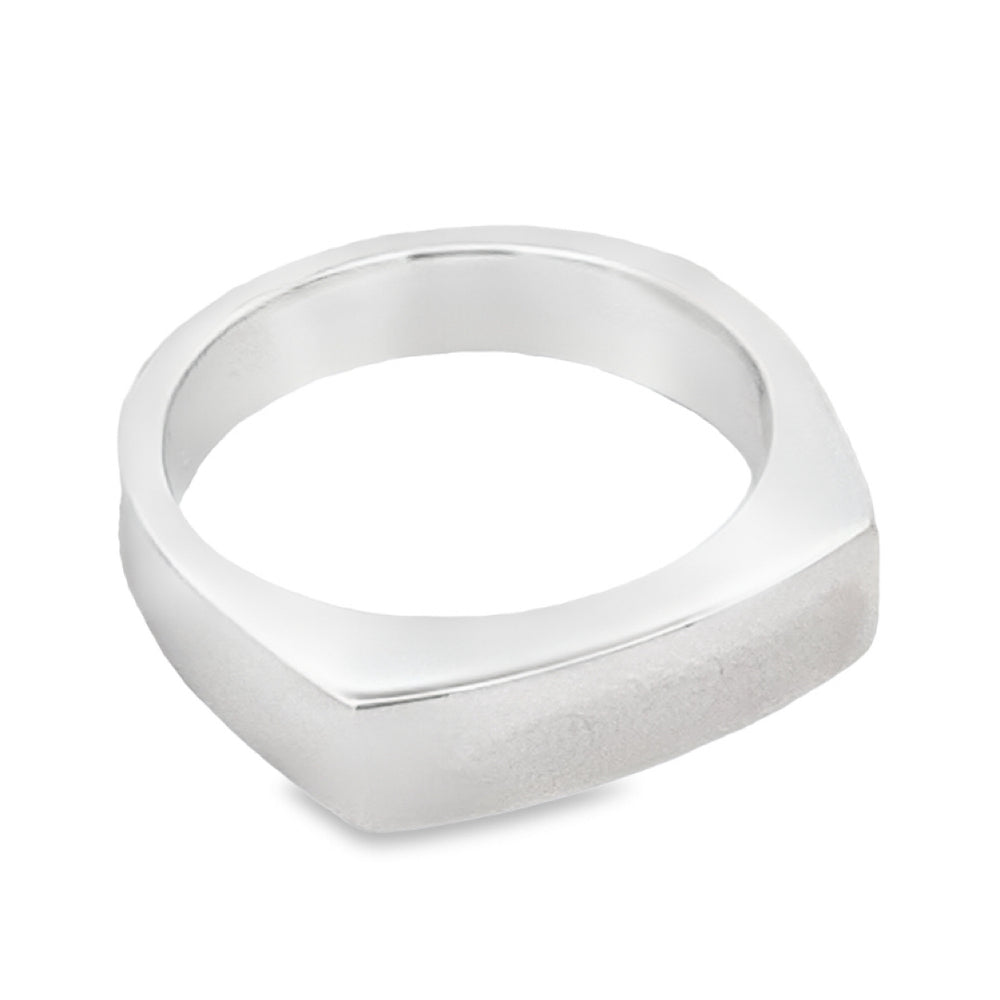 RECTANGULAR ENG SIGNET RING 4.4G