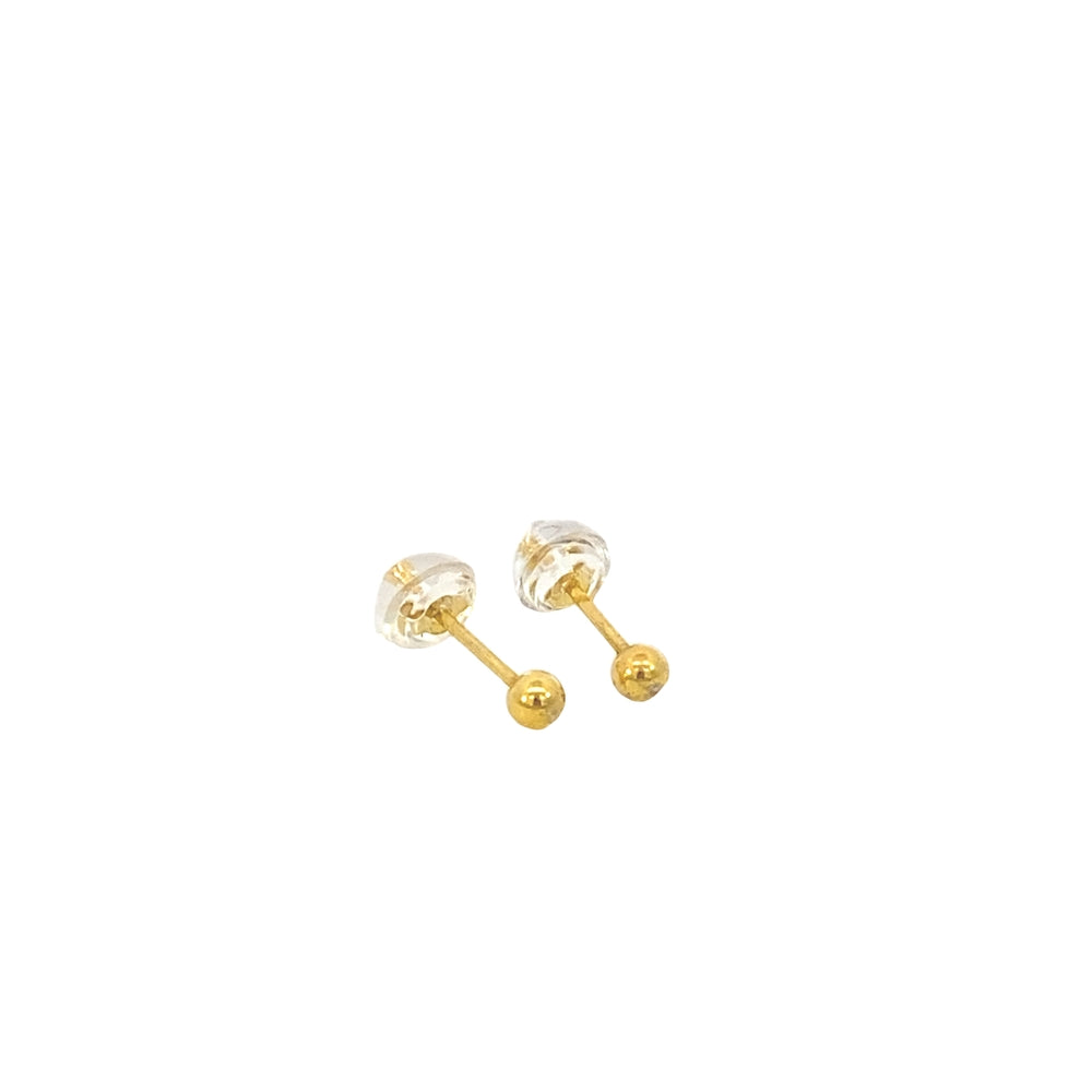 
                      
                        Sherette Gold Plated Microstuds Earrings Set Ball, Pav Triangle and Heart with Cubic Zirconia
                      
                    