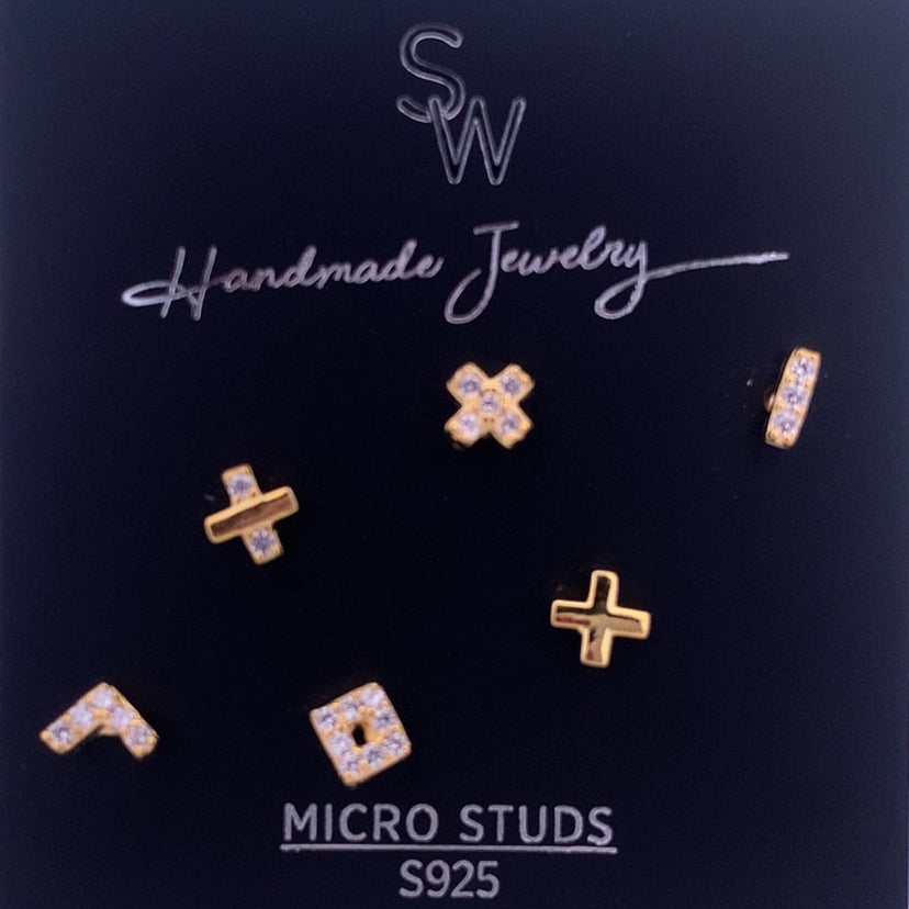 
                      
                        S737 SET GLD MATH SYMBOL MICRO STUDS
                      
                    