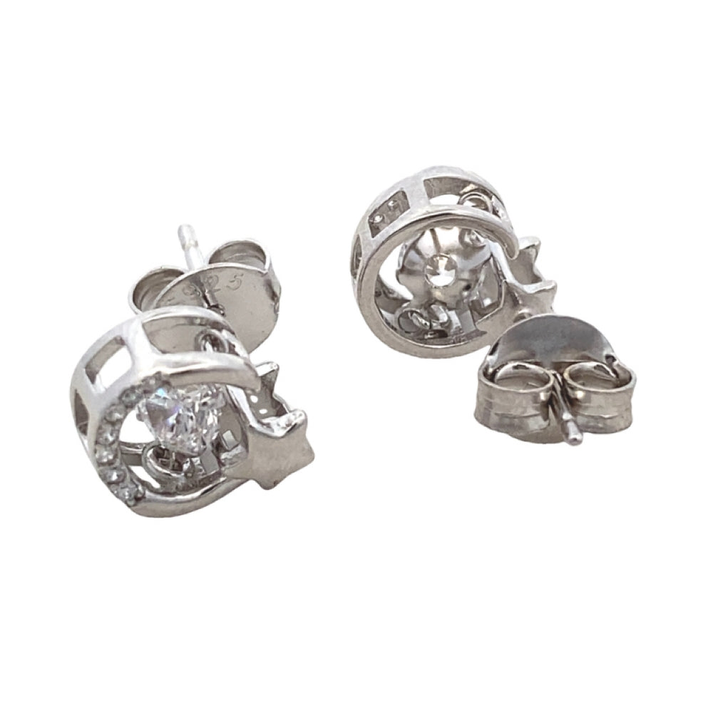 
                      
                        S778 CRSCNT MOON STAR END W CZ RHOD SE PNDNT SET  2.80G
                      
                    