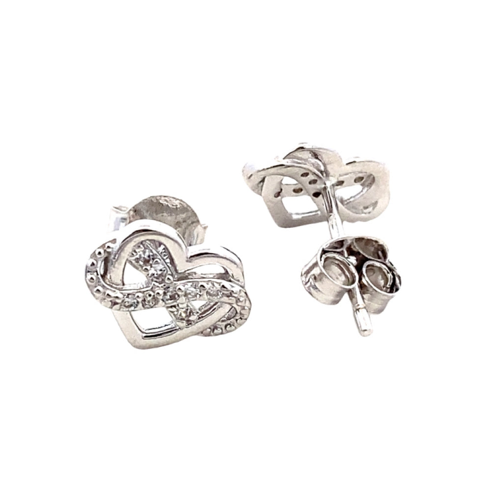 
                      
                        S781 HEART W FULL CZ INTERTWINED INFINITY IN MID RHODIUM EARRING PENDANT SET  2.14G
                      
                    
