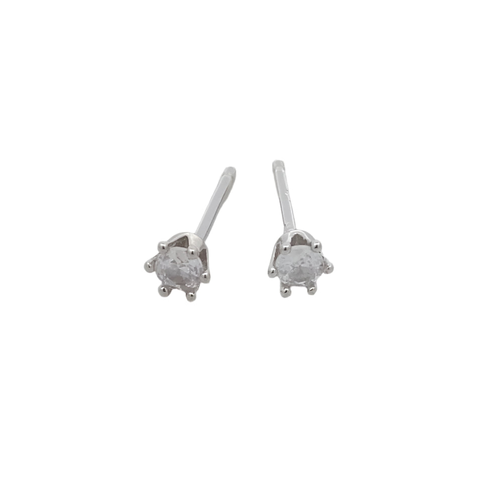 
                      
                        S794 RHOD SET OF PLAIN BUTTERFLY FLOWER W CZ STONE IN PRONG
                      
                    