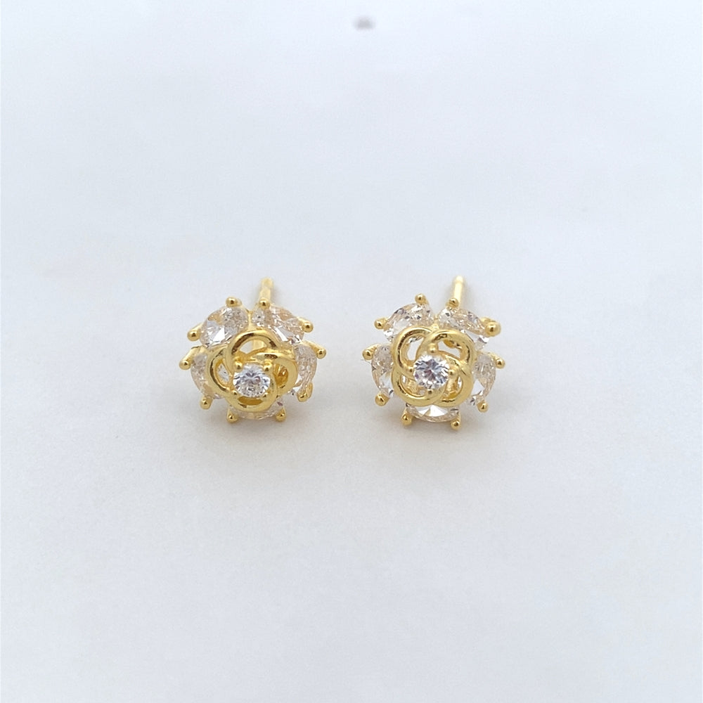 Afua Butterfly, Flower, Crown 925 Sterling Silver Earrings Set | SilverWorks