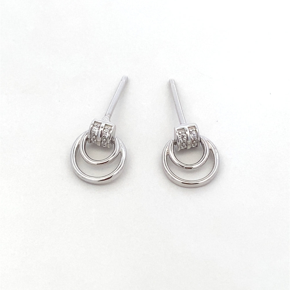 
                      
                        Lola Layered Rhode 925 Sterling Silver Earrings Set
                      
                    