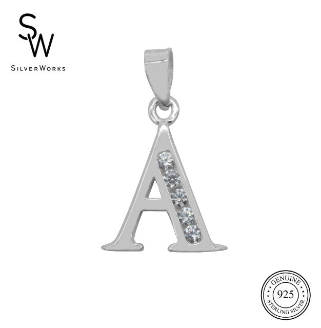 
                      
                        Andy Letters 925 Sterling Silver Pendant | SilverWorks
                      
                    