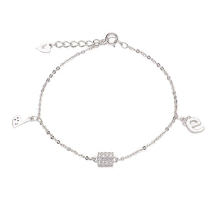 Barrel and Love Letter Charm Bracelet