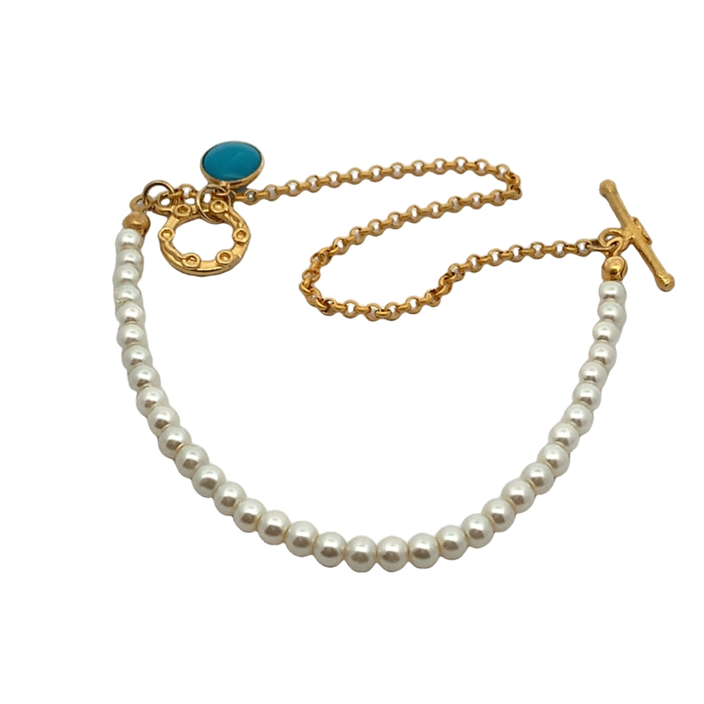 
                      
                        WLB044PEARL BRACELET W/ENAMEL
                      
                    