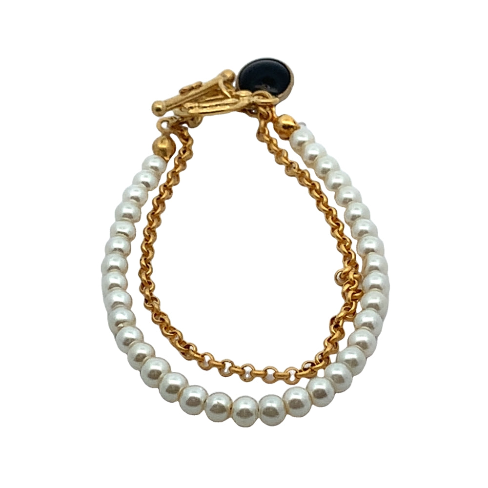 
                      
                        WLB044PEARL BRACELET W/ENAMEL
                      
                    