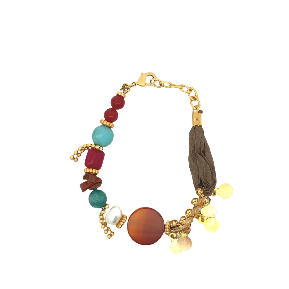 
                      
                        WLB058 GOLD PLATED BRCELET W/ASSTD. STONES
                      
                    
