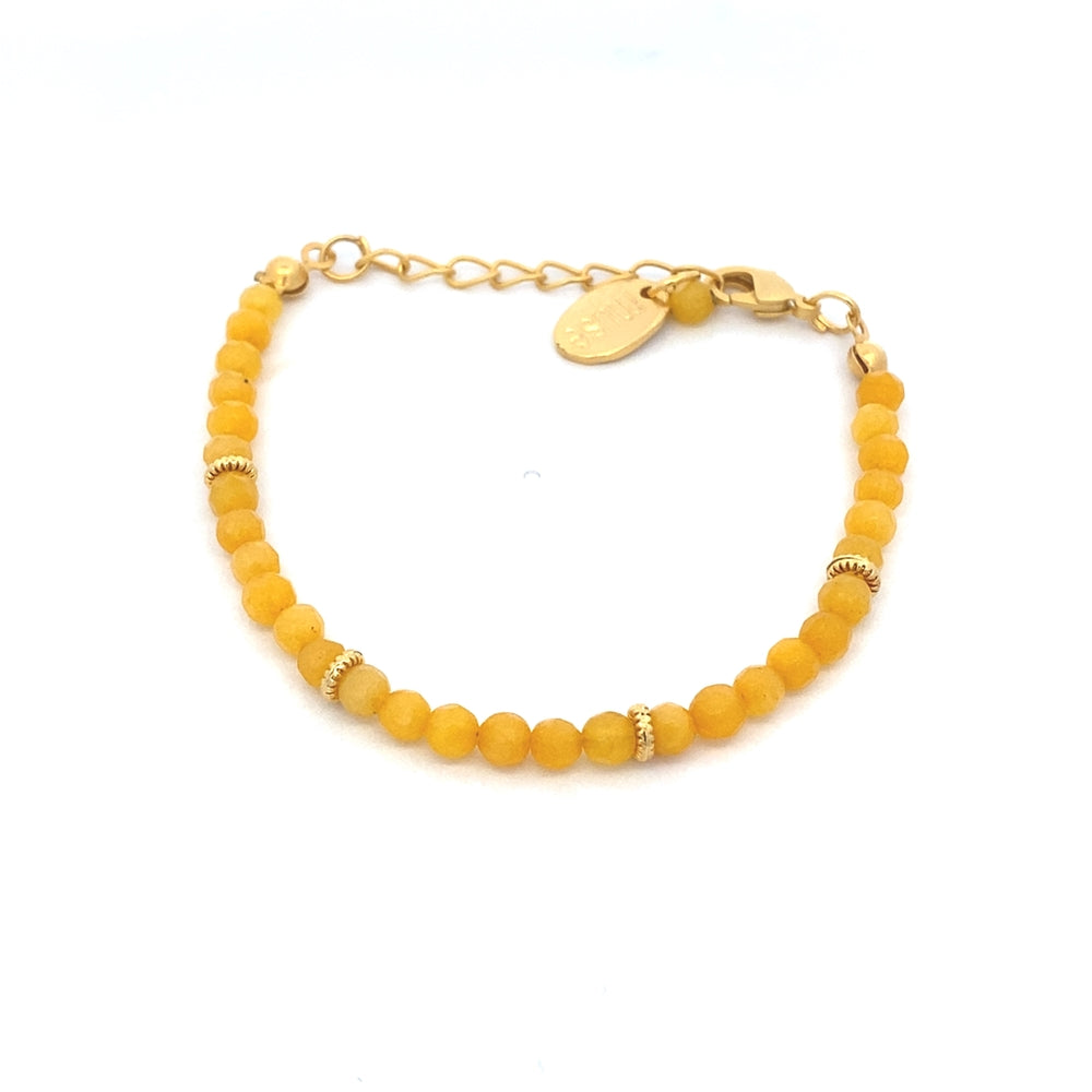 
                      
                        WLB064GOLD PLATED BRCLET W/ CARNELIAN BEADS
                      
                    