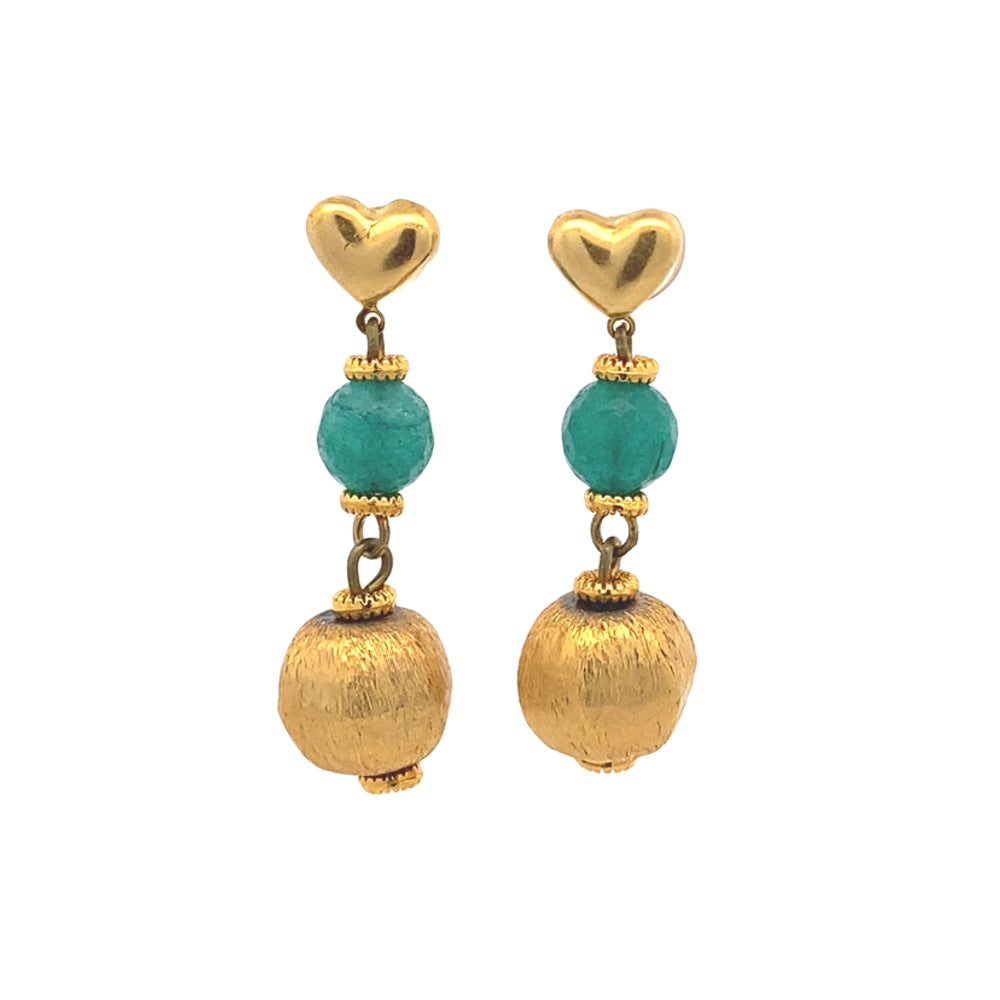 
                      
                        WLE042 GOLD PLATED STUD EARRING W/ GLASS BEADS
                      
                    