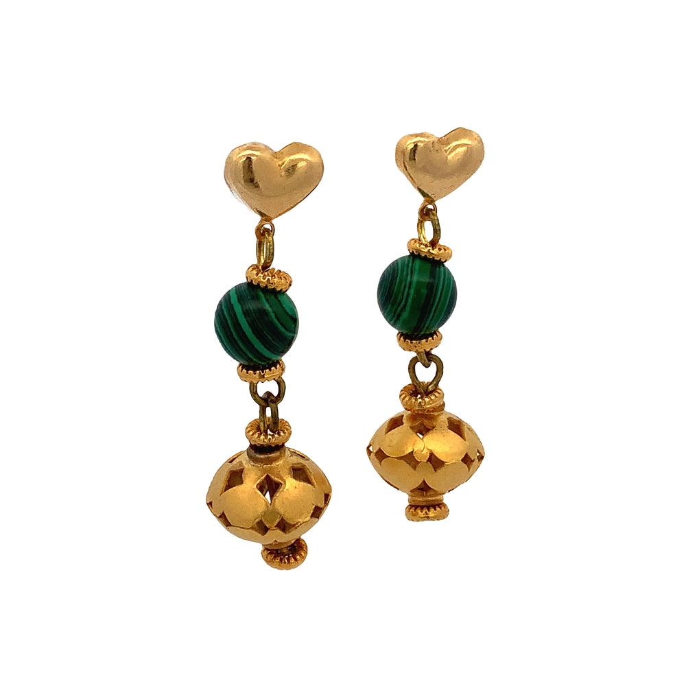 
                      
                        WLE043 GOLD PLATED STUD EARRING W/ GLASS BEADS
                      
                    