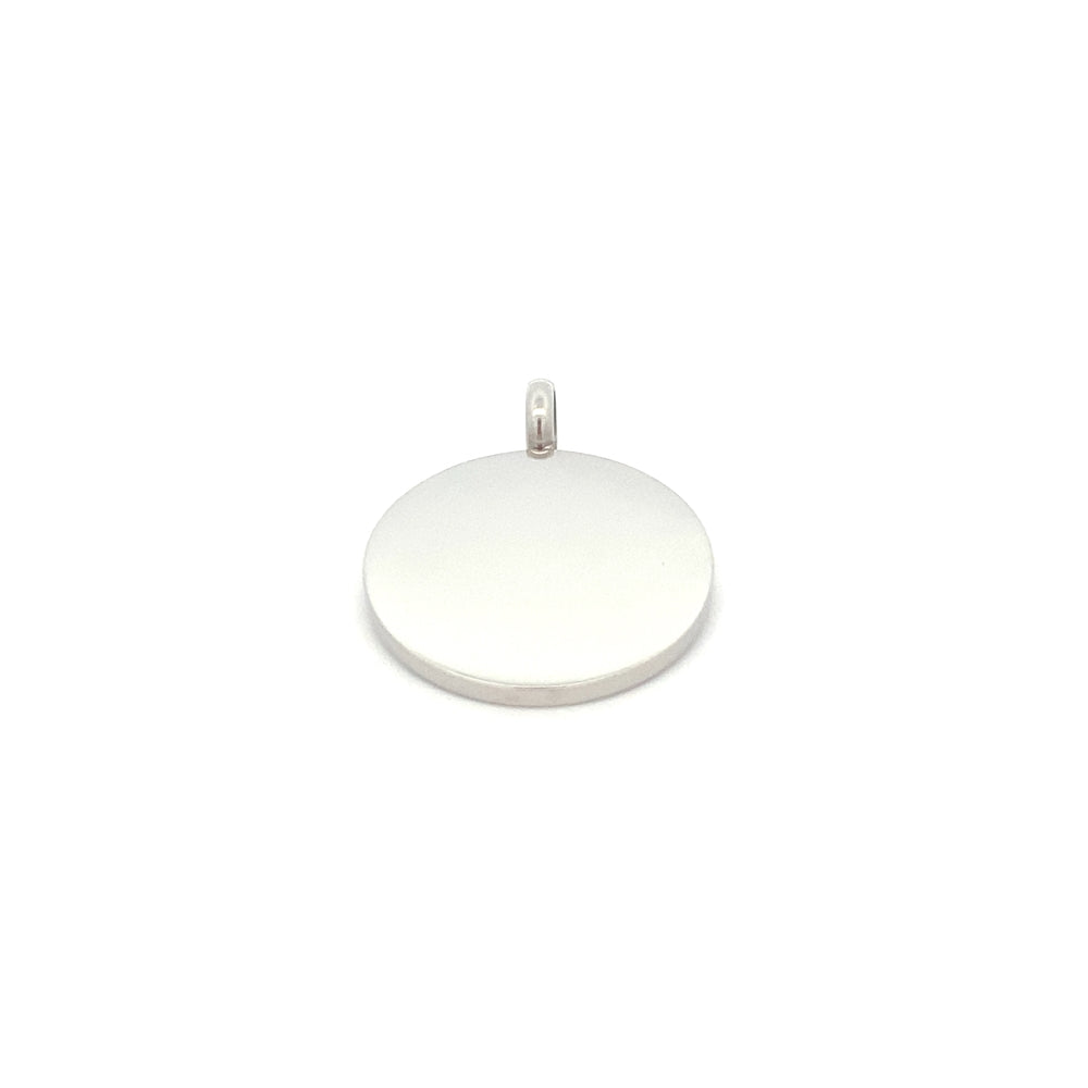 
                      
                        Jamie Round Black Stainless Steel Charm
                      
                    