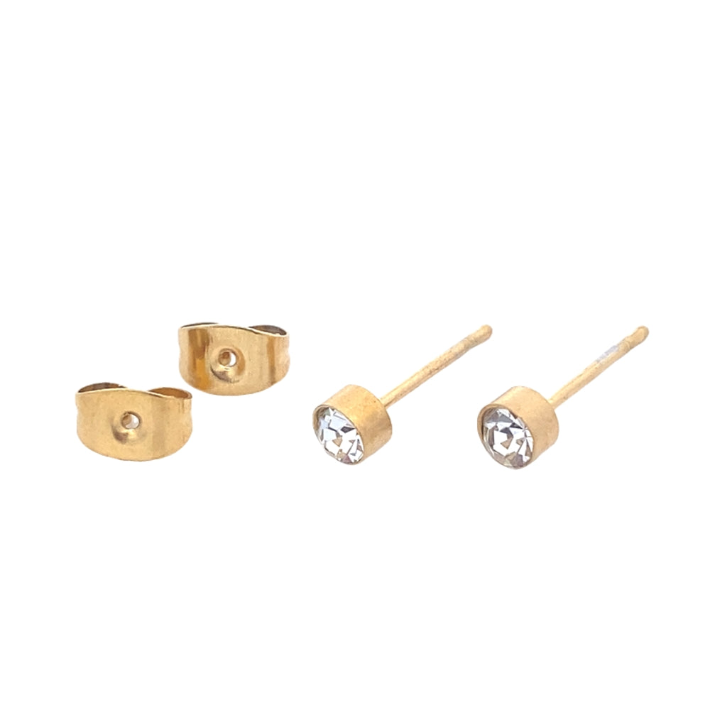 
                      
                        Shannah Snowflakes with Round Stone Stainless Steel Jewelry Set
                      
                    