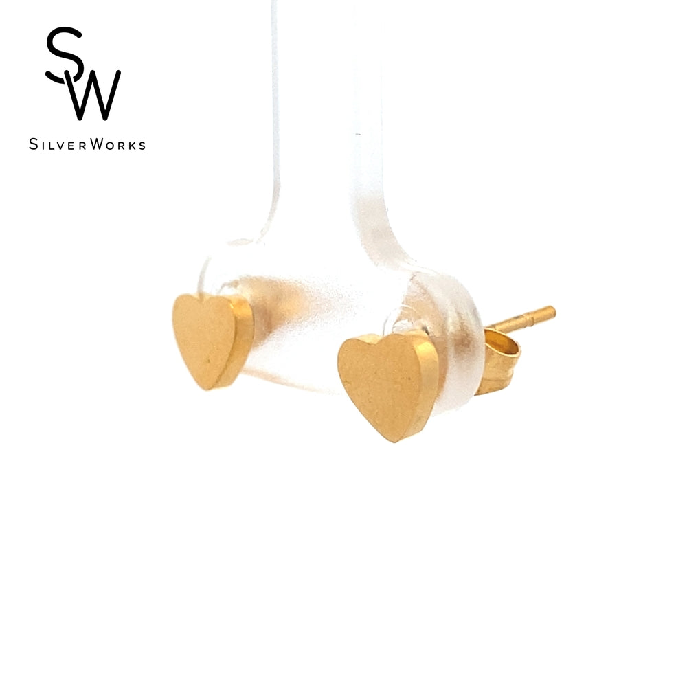 
                      
                        X4416 SS GOLD CUT OUT HEART SQUARE BAR XN,XE STUD HEART
                      
                    