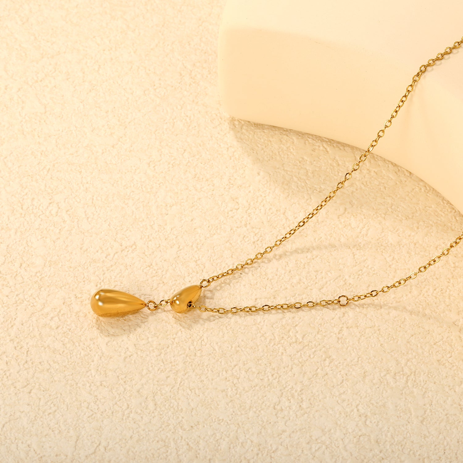 SilverWorks Zia Drop Pendant Stainless Steel Necklace