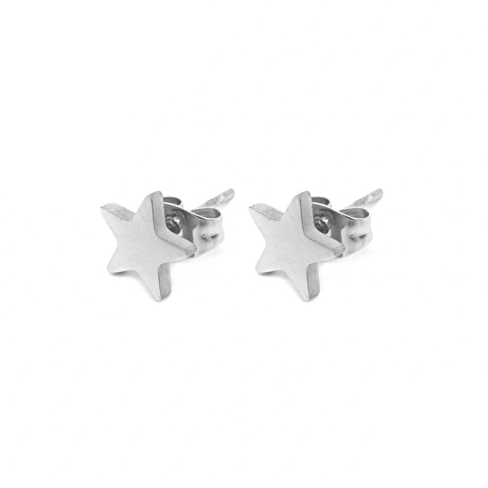 Mio Mio by Silverworks Star with Drop Earrings&Necklace Set -Fashion Accessory for Women X4389/X4445