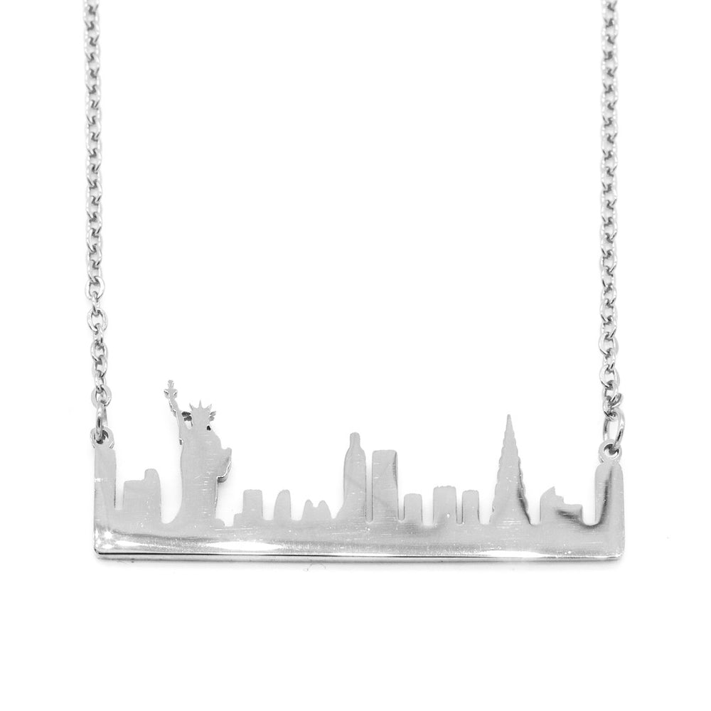 Silet NYC Stainless Steel Pendant Necklace | SilverWorks