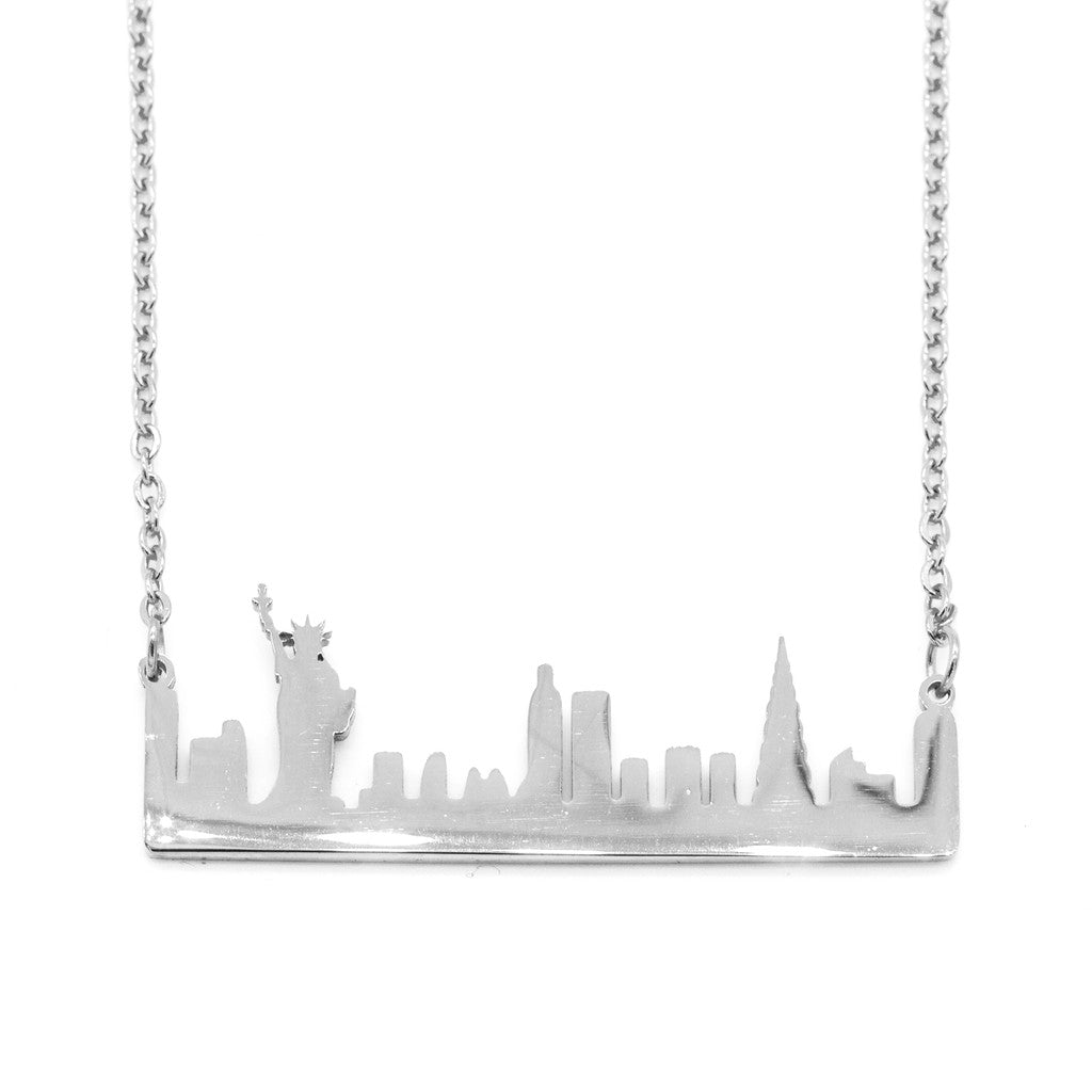Silet NYC Stainless Steel Pendant Necklace | SilverWorks
