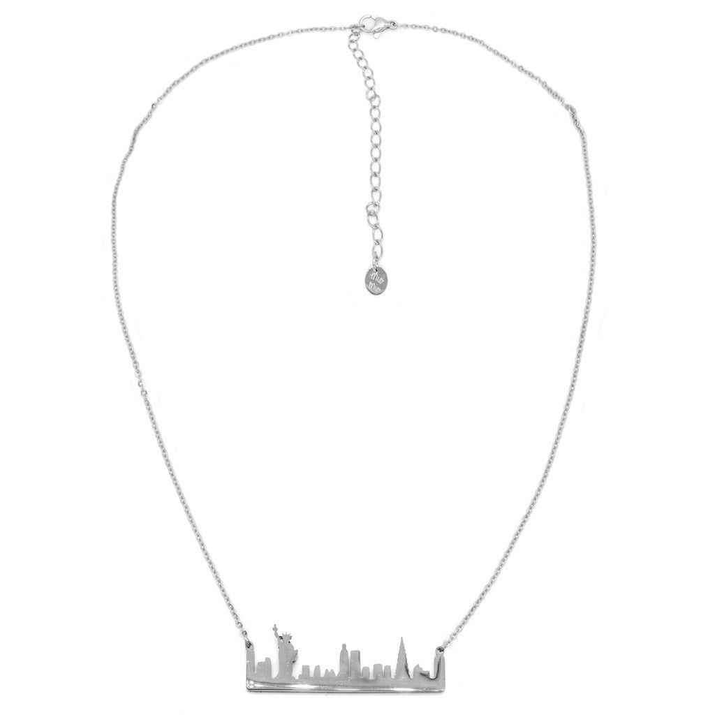 Silet NYC Stainless Steel Pendant Necklace | SilverWorks