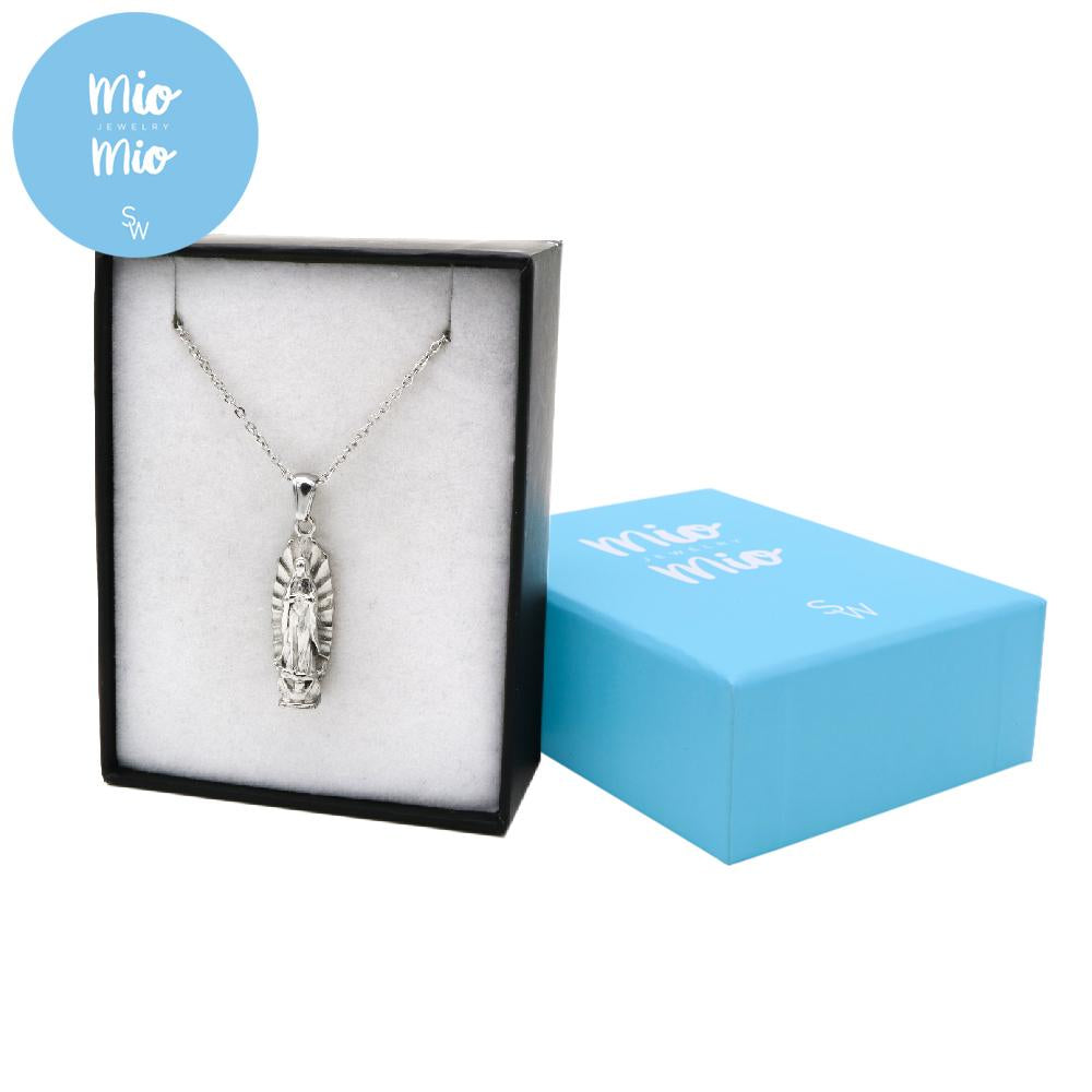
                      
                        Our Lady of Guadalupe Stainless Steel Pendant Necklace | SilverWorks
                      
                    