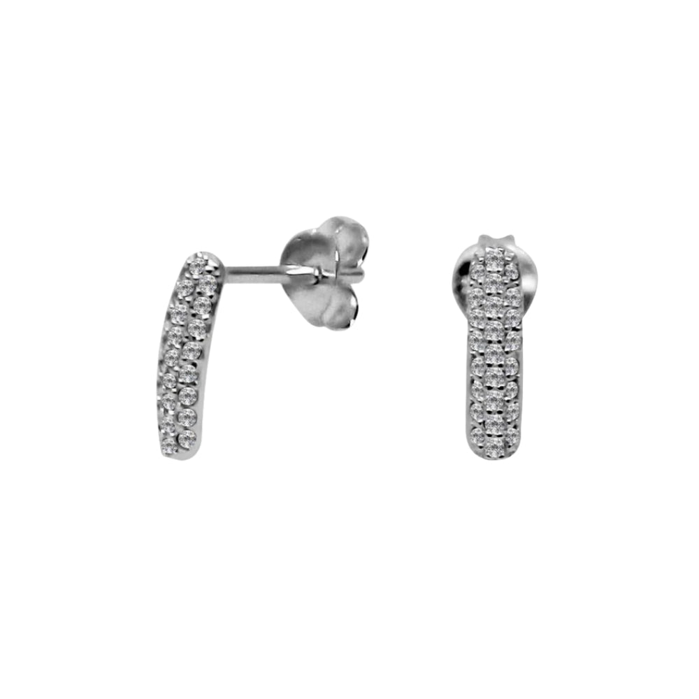 Mutia 925 Sterling Silver Stud Earrings | SilverWorks